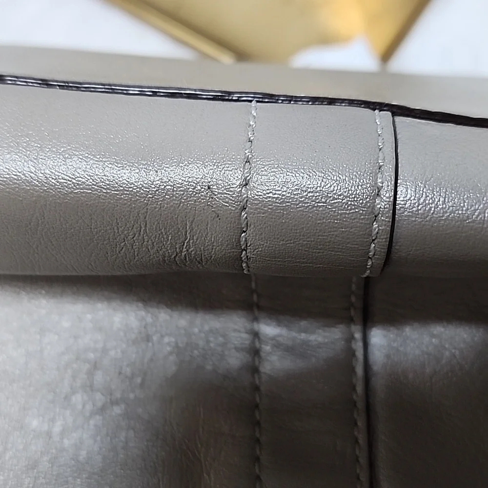 Coach metallic taupe